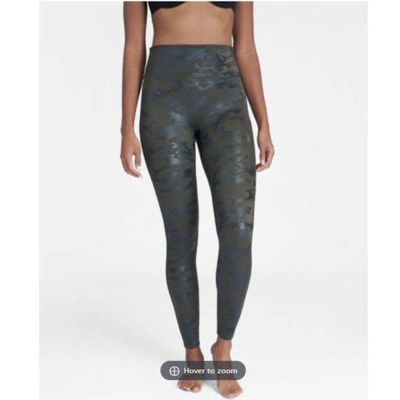 NWT SPANX Faux leather camo leggings - Picture 4 of 5